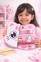 kit escolar Amiguinhos da Fofy com 7 peças kit escolar Amiguinhos da Fofy com 7 peças