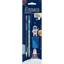 Kit Escolar Astronauta HB com 04 Peças
