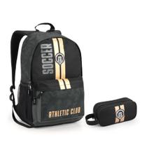 Kit escolar athletic club preto - seanite