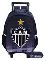 Kit Escolar Atlético Mineiro Mochila De Rodas + Estojo Duplo