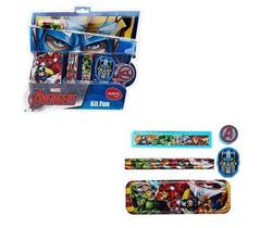 Kit Escolar Avengers Vingadores 7 Peças - Molin