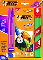 Kit Escolar Bic para Uso Diário, 20 Unidades Kit Escolar Bic para Uso Diário, 20 Unidades