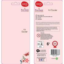 Kit Escolar Borboleta 5 Itens Molin