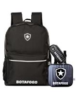 Kit Escolar Botafogo Mochila Costas + Lancheira + Estojo