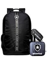 Kit Escolar Botafogo Mochila Costas + Lancheira + Estojo