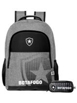 Kit Escolar Botafogo Time Mochila Costas + Estojo Duplo