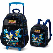Kit escolar c/2 itens pack me sonic dont stop - pacific