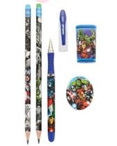 Kit escolar c5pcs avengers blister 22230 molin Kit escolar c5pcs avengers blister 22230 molin