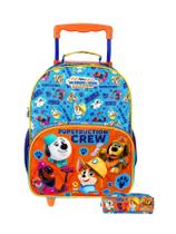Kit Escolar Cãozinho Genial Mochila Rodinha + Estojo Oficial Kit Escolar Cãozinho Genial Mochila Rodinha + Estojo Oficial