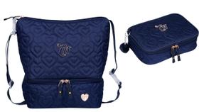 Kit Escolar Capricho Love + Lancheira Térmica + Estojo Box Kit Escolar Capricho Love + Lancheira Térmica + Estojo Box