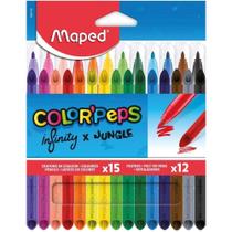Kit Escolar Color PEPS 15LAPIS/12CANETINHA KIT - Maped Kit Escolar Color PEPS 15LAPIS/12CANETINHA KIT - Maped