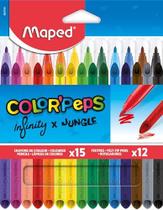 Kit Escolar Color Peps 15Lapis/12Canetinha Kit Escolar Color Peps 15Lapis/12Canetinha
