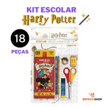 Kit escolar com 18 itens