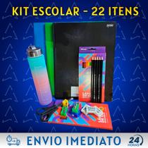 Kit Escolar COMPLETO - 22 Itens