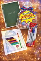 Kit Escolar Completo 23 Peças com Mochila Resistente e Itens Essenciais