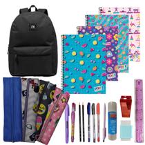 Kit Escolar Completo Ensino Médio Colegial com Mochila