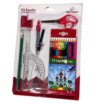 Kit Escolar contém 9 Unidades - Win Paper / WX Gift