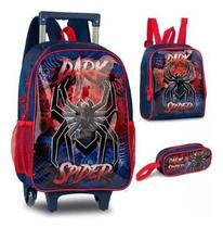 Kit Escolar Dark Spider Com Lancheira E Estojo - Ds3524kt