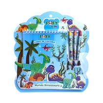 Kit Escolar Dino com 7 Peças Infantil - Fofy Kit Escolar Dino com 7 Peças Infantil - Fofy
