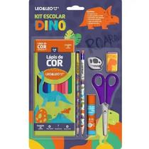 Kit Escolar Dino Leo e Leo Kit Escolar Dino Leo e Leo