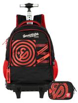 Kit Escolar Enaldinho Mochila Rodinha + Estojo Box Original Kit Escolar Enaldinho Mochila Rodinha + Estojo Box Original