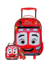 Kit Escolar Equipe Resgate Mochila Roda + Lancheira + Estojo Kit Escolar Equipe Resgate Mochila Roda + Lancheira + Estojo