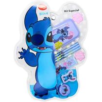 Kit Escolar Especial Stitch Com 7 Itens Estojo e Lapis Molin Kit Escolar Especial Stitch Com 7 Itens Estojo e Lapis Molin