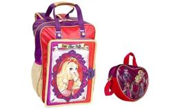 Kit Escolar Ever After High Mochila De Costas + Lancheira