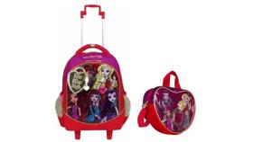 Kit Escolar Ever After High Mochila De Rodinha + Lancheira - Sestini