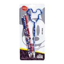 Kit escolar face mickey c/4 -3 lapis e 1 caneta face- molin