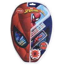 Kit Escolar Face Spiderman 7 Peças Molin