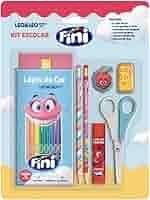 Kit Escolar Fini Completo Leonora 7 itens