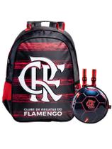 Kit Escolar Flamengo Mochila Costas + Lancheira Térmica