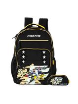 kit Escolar Free Fire Mochila Costa + Estojo Triplo Original kit Escolar Free Fire Mochila Costa + Estojo Triplo Original