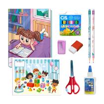 Kit Escolar Fundamental I para Meninas Kit Escolar Fundamental I para Meninas