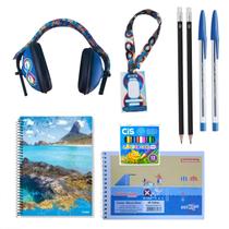 Kit Escolar Fundamental II para Autistas com Abafador 11 db Kit Escolar Fundamental II para Autistas com Abafador 11 db