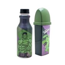 Kit Escolar Garrafa de Água Infantil 500 ML e Porta Escova de Dente Infantil Plasutil