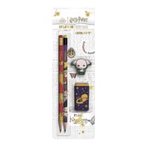 Kit Escolar Harry Potter c/ 4 Peças e Lápis Hb - Leo&ampLeo