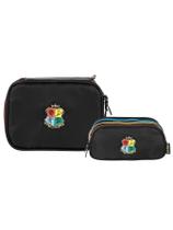 Kit Escolar Harry Potter Estojo Box + Estojo Triplo Oficial Kit Escolar Harry Potter Estojo Box + Estojo Triplo Oficial