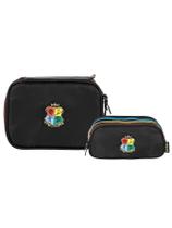 Kit Escolar Harry Potter Estojo Box + Estojo Triplo Oficial