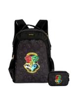 Kit Escolar Harry Potter Mochila Costas + Estojo Box