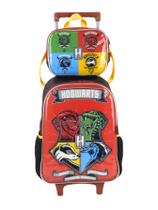 Kit Escolar Harry Potter Mochila Rodas + Lancheira Térmica Kit Escolar Harry Potter Mochila Rodas + Lancheira Térmica