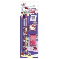 Kit Escolar Hello Kitty 4 peças - LEO&LEO Kit Escolar Hello Kitty 4 peças - LEO&LEO