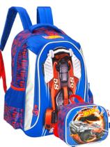 Kit Escolar Hot Wheels Mochila + Lancheira Térmica