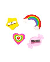 Kit Escolar Infantil Apontador Borracha Personalizado Menina