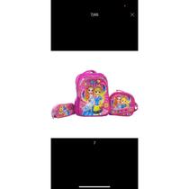 Kit Escolar Infantil Bolsa Lancheira Estojo Estampas 3D Menina e Menino com luzes Estampa:7
