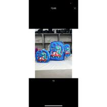Kit Escolar Infantil Bolsa Lancheira Estojo Estampas 3D Menina e Menino com luzes Kit Escolar Infantil Bolsa Lancheira Estojo Estampas 3D Menina e Menino com luzes