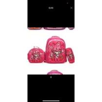 Kit Escolar Infantil Bolsa Lancheira Estojo Estampas 3D Menina e Menino com luzes Kit Escolar Infantil Bolsa Lancheira Estojo Estampas 3D Menina e Menino com luzes