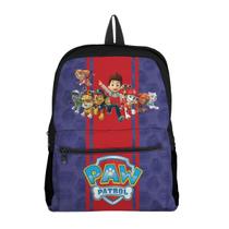 Kit Escolar Infantil com Mochila Bolso e Estojo Estampa Cãezinhos Heróis Amiguinhos Menina e Menino