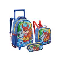 Kit Escolar Infantil Dog Heroes Action 16 - Seanite